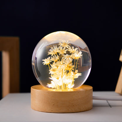 Glass Garden™ Eternal Bloom Sphere Lamp