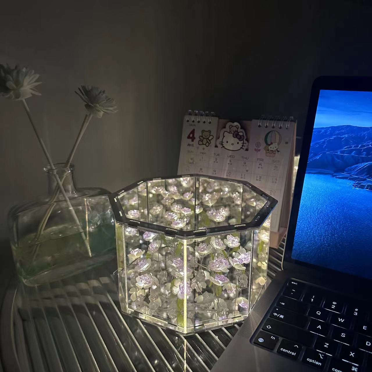 Glass Garden™ Luminous Blossom Cube