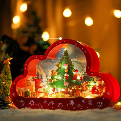 Glass Garden™ Illuminated Blocks Cloud Christmas Decor