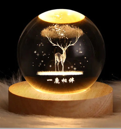 Glass Garden™ Luminous Crystal Sphere