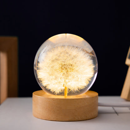 Glass Garden™ Eternal Bloom Sphere Lamp