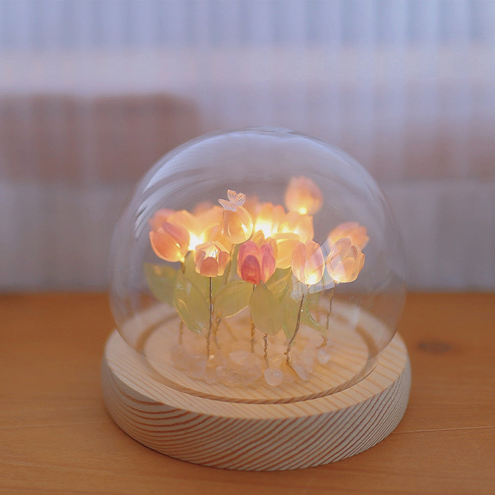 Glass Garden™ Tulip Dreams Night Lamp