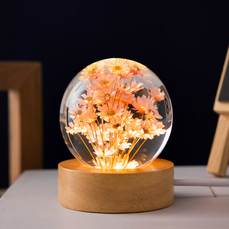 Glass Garden™ Eternal Bloom Sphere Lamp