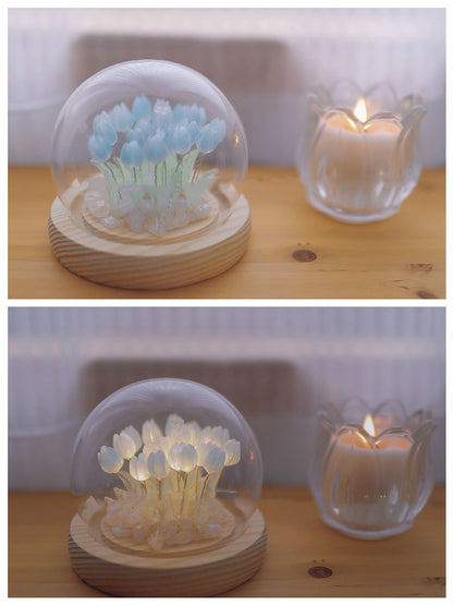 Glass Garden™ Tulip Dreams Night Lamp