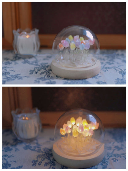 Glass Garden™ Tulip Dreams Night Lamp