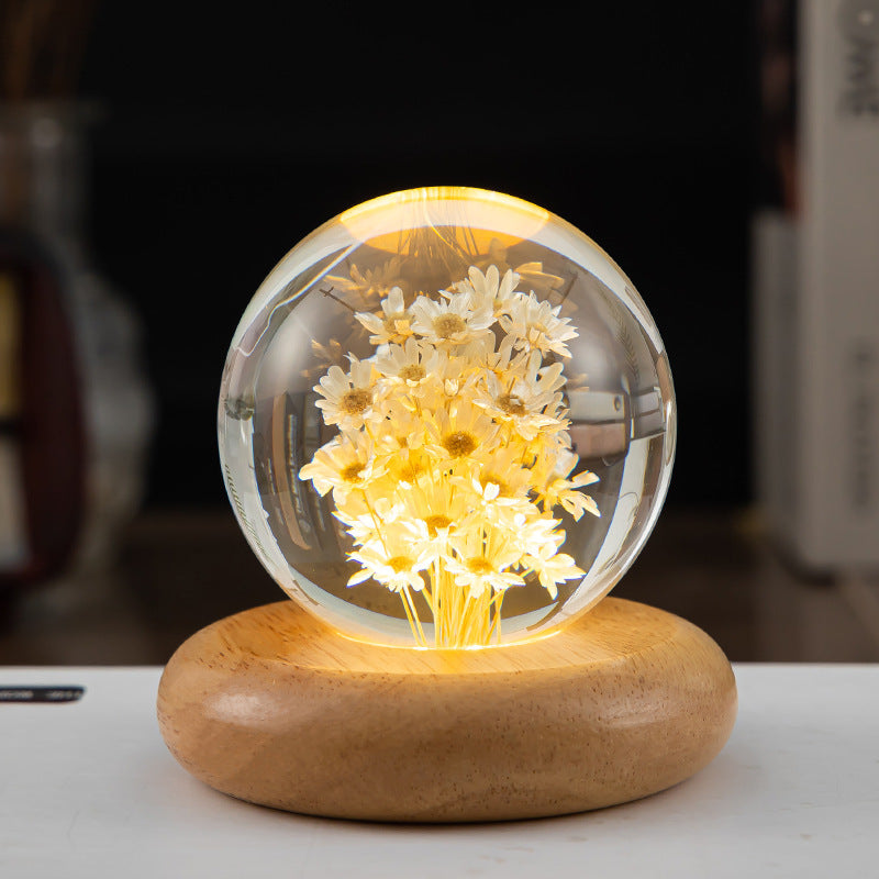 Glass Garden™ Eternal Bloom Sphere Lamp