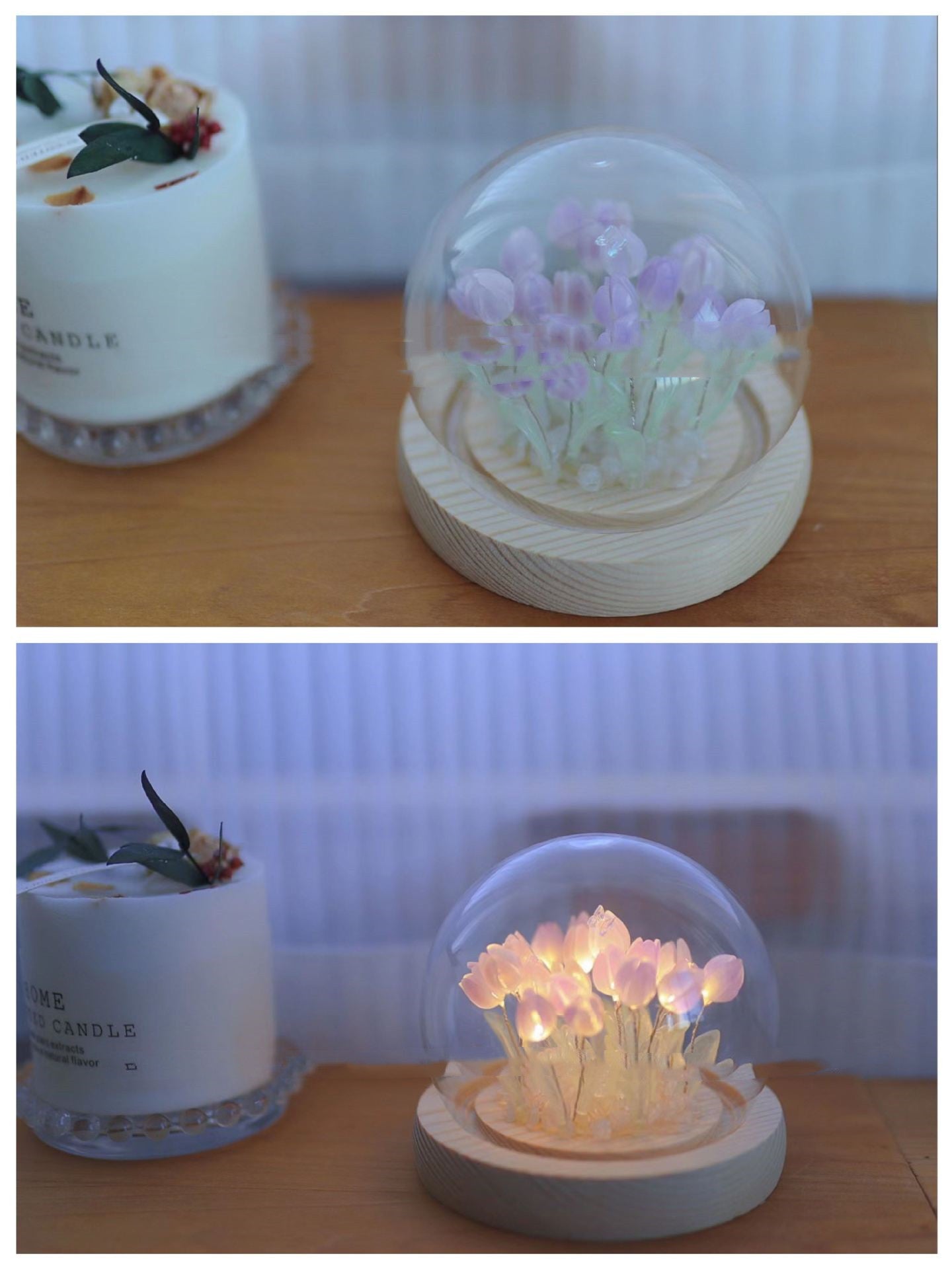 Glass Garden™ Tulip Dreams Night Lamp