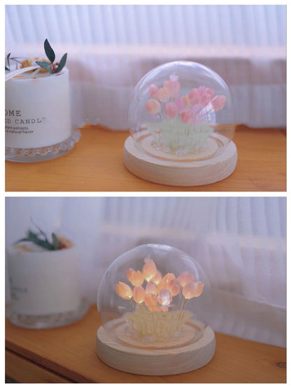 Glass Garden™ Tulip Dreams Night Lamp