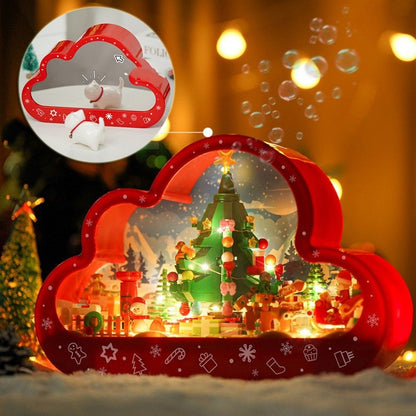 Glass Garden™ Illuminated Blocks Cloud Christmas Decor