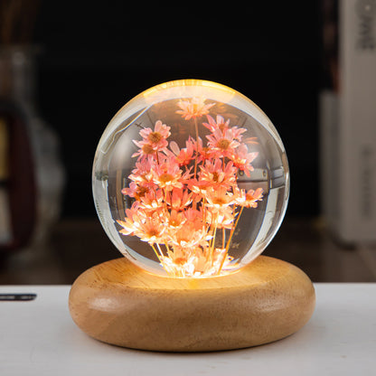 Glass Garden™ Eternal Bloom Sphere Lamp