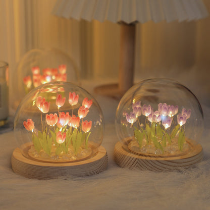 Glass Garden™ Tulip Dreams Night Lamp