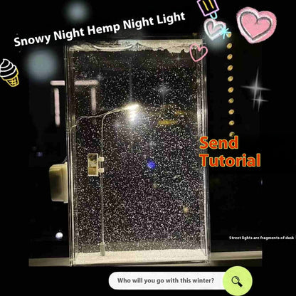 Glass Garden™ Ruma Snow Night Lamp