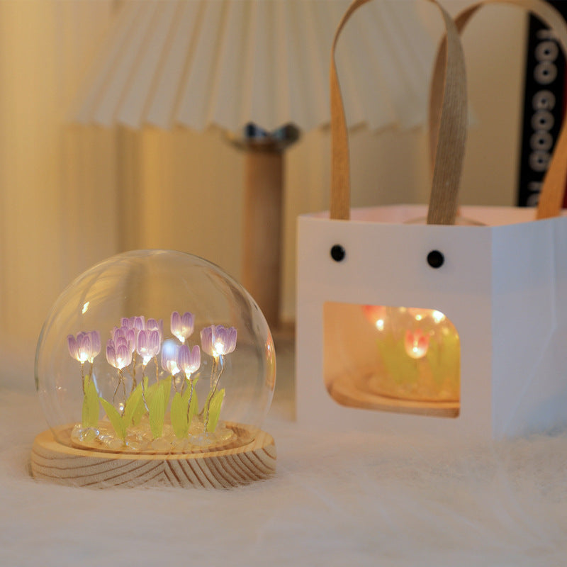 Glass Garden™ Tulip Dreams Night Lamp