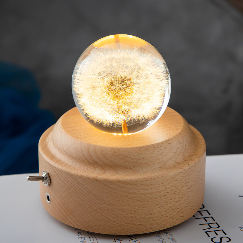 Glass Garden™ Eternal Bloom Sphere Lamp