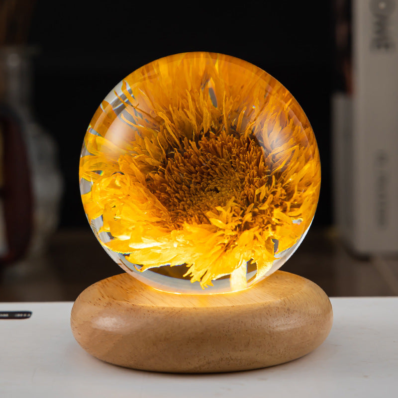 Glass Garden™ Eternal Bloom Sphere Lamp